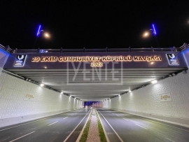 Aliağa Altgeçidi Dekoratif Prekast Cephe Kaplama İşi